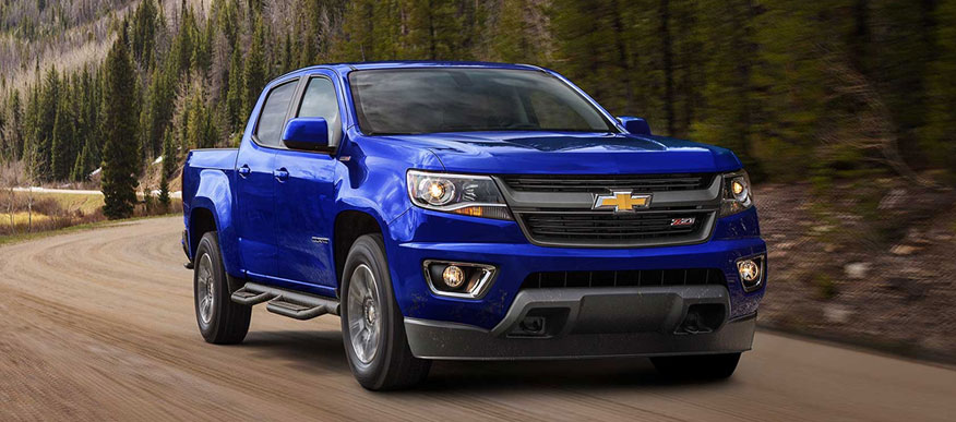 Blue Chevy Colorado